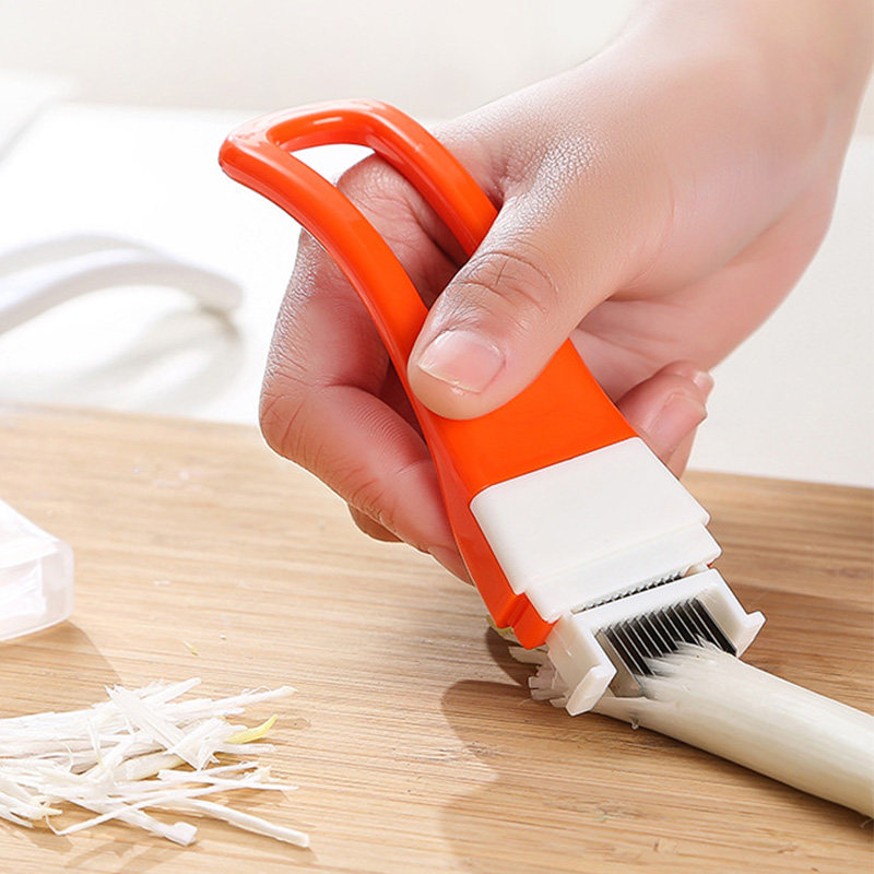 Onion Holder Slicer - Нож для измельчения зеленого лука, многофункциональный