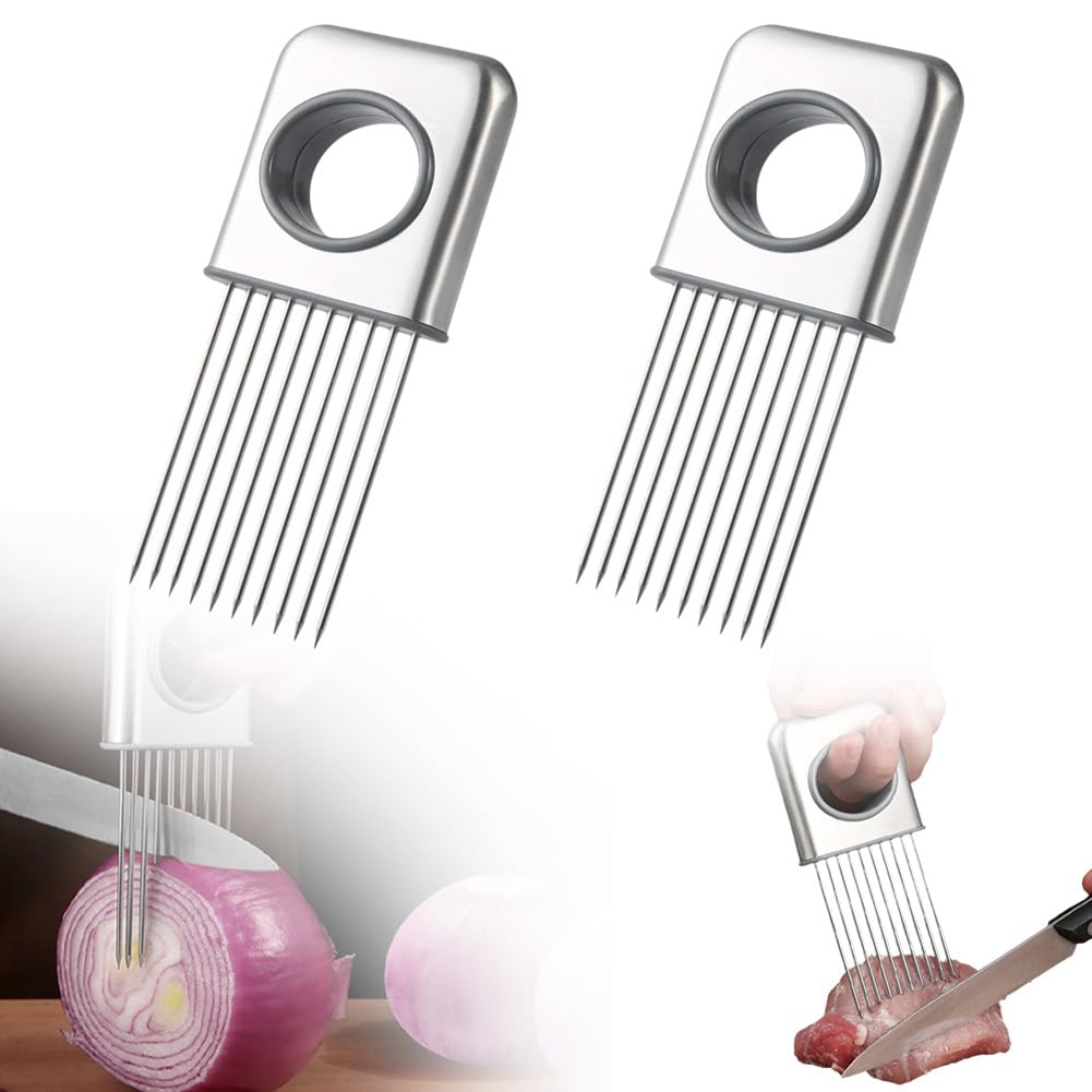 Onion Holder Slicer - ABFU-2 шт. Держатель для ломтиков лука