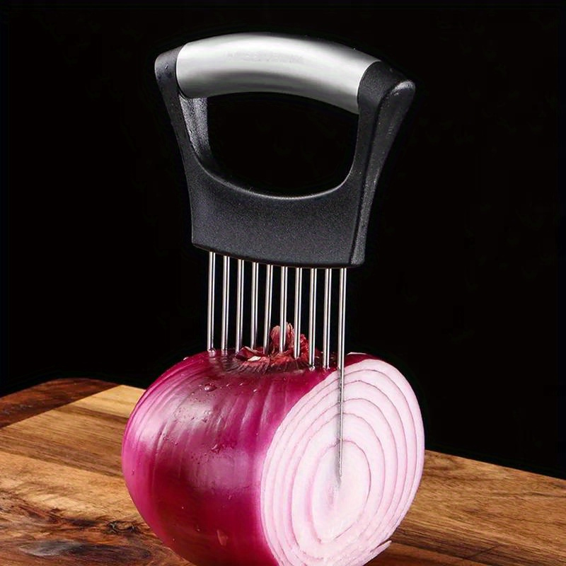 Onion Holder Slicer - Держатель для нарезки овощей из нержавеющей