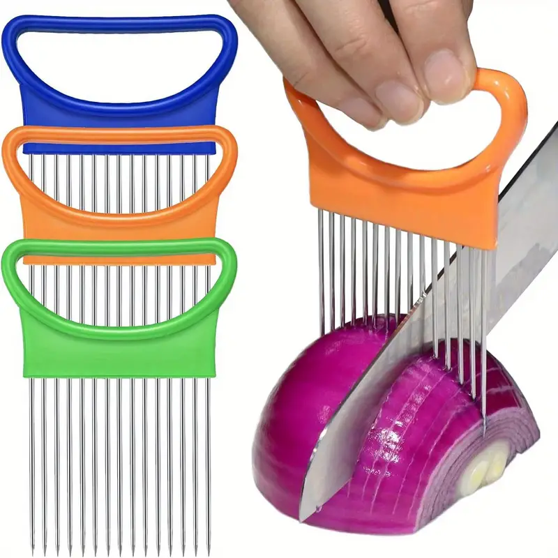 Onion Holder Slicer - Кухонная вилка 4-в-1 Magic Onion -
