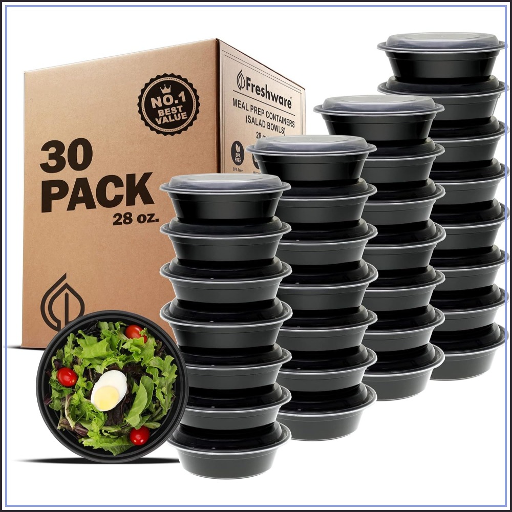 Meal Prep Microwave - Контейнеры для еды с крышками, 30