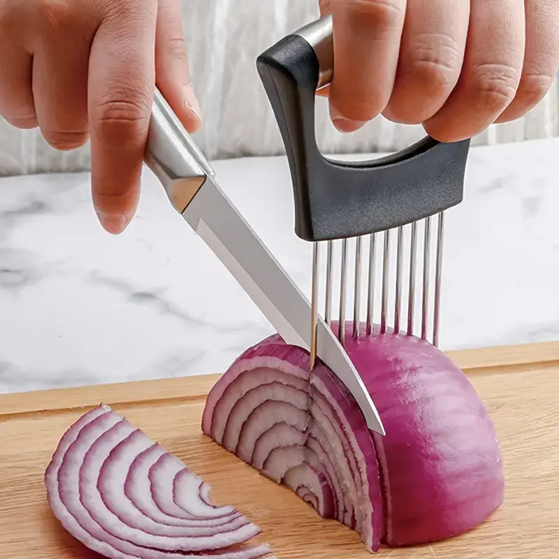 Onion Holder Slicer - Нож-игла для нарезки лука из нержавеющей