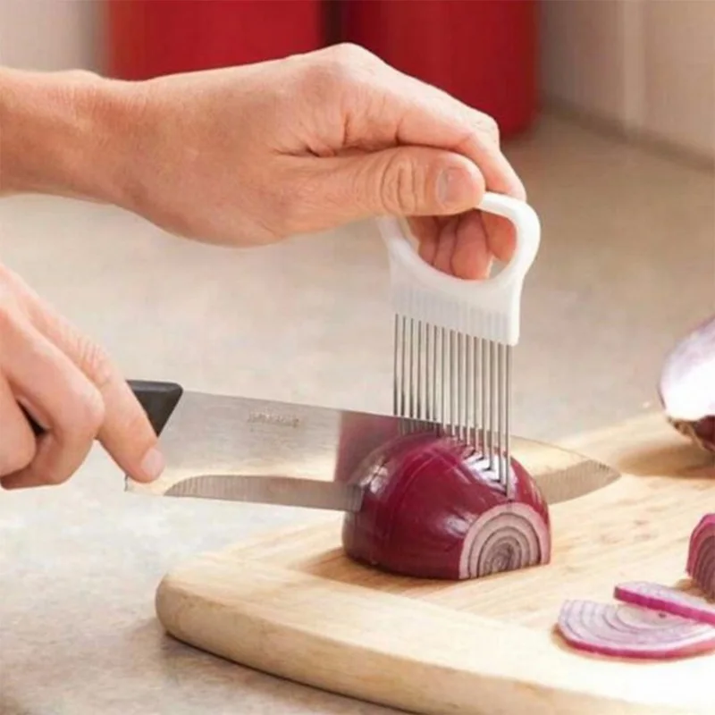 Onion Holder Slicer - Легко нарезайте лук с помощью этого