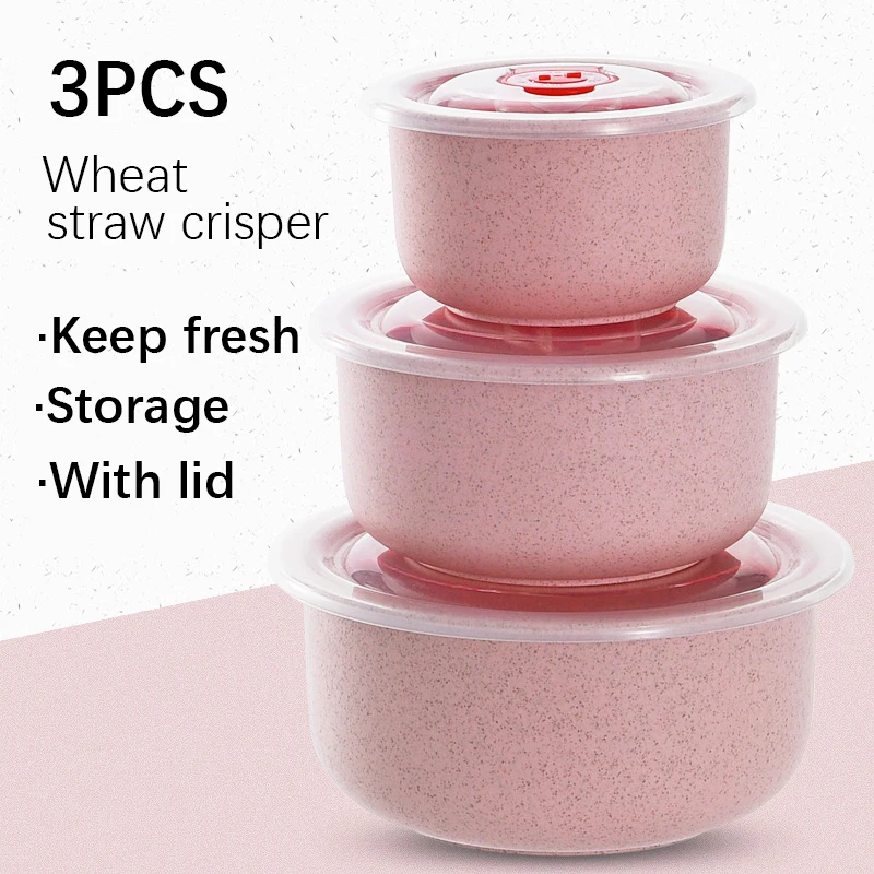 Meal Prep Microwave - 3 шт., миска для хранения свежести