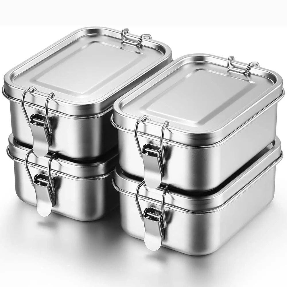 Meal Prep Microwave - Коробка для бенто из нержавеющей стали,
