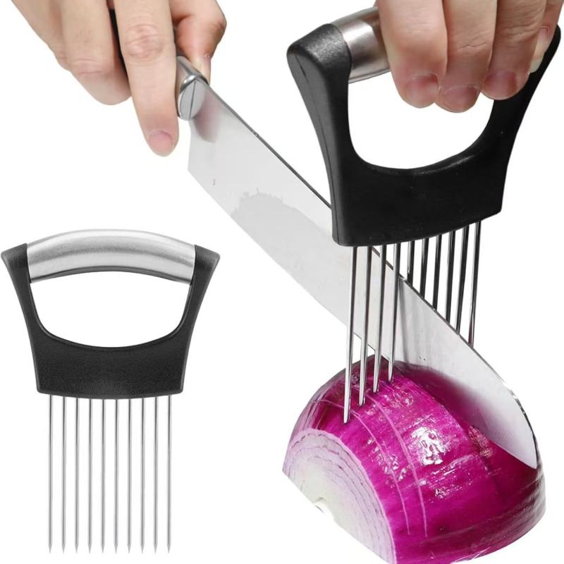 Держатель для нарезки лука из  – обзор и цена Onion Holder Slicer