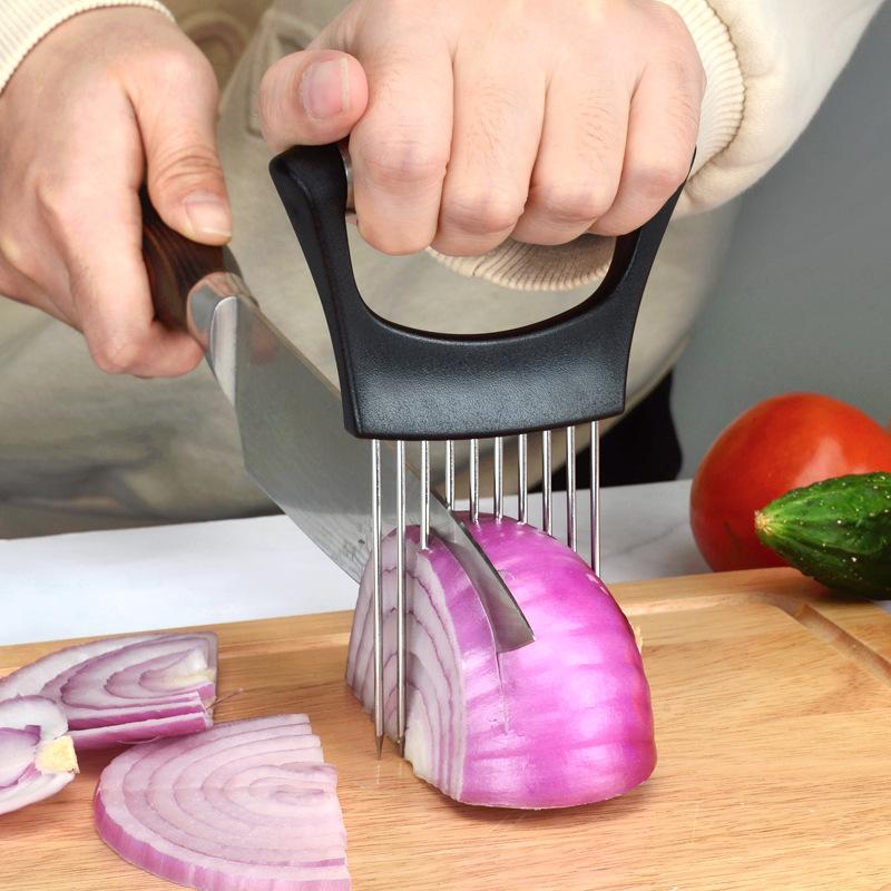 Держатель для нарезки лука из  – обзор и цена Onion Holder Slicer