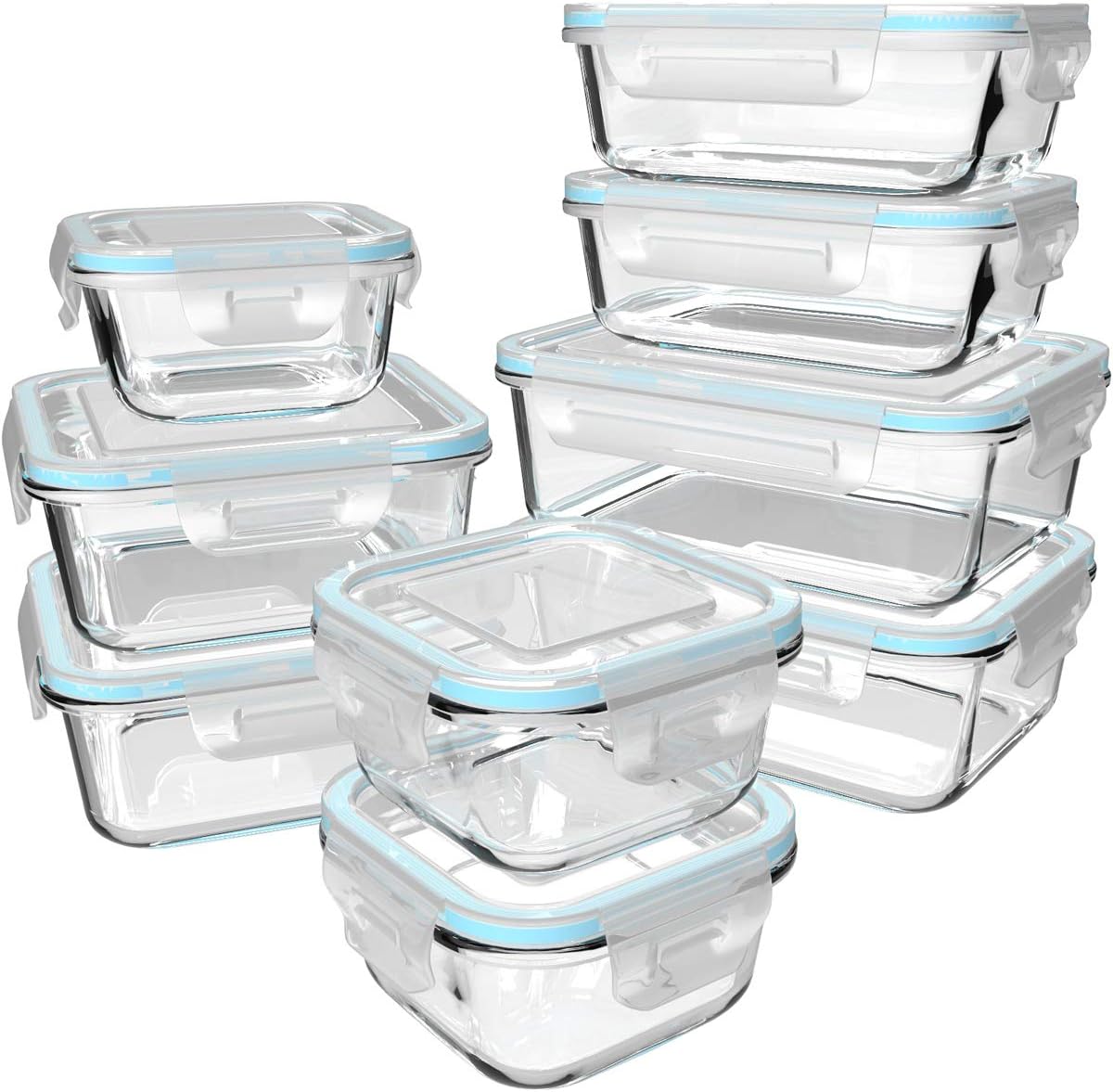 Набор из 18 стеклянных контейн – обзор и цена Meal Prep Microwave