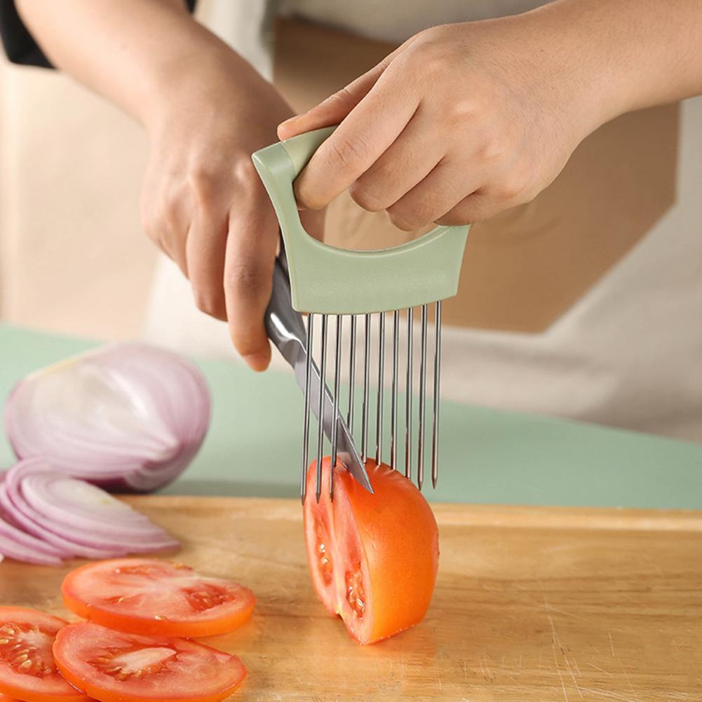 Инструмент для нарезки овощей, – обзор и цена Onion Holder Slicer