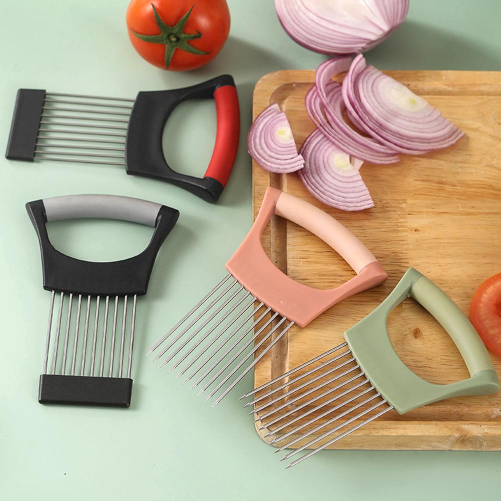 Инструмент для нарезки овощей, – обзор и цена Onion Holder Slicer