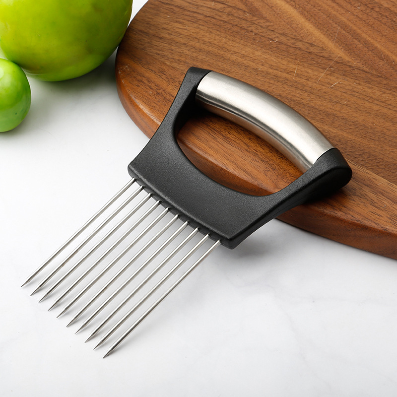 Держатель для нарезки овощей и – обзор и цена Onion Holder Slicer