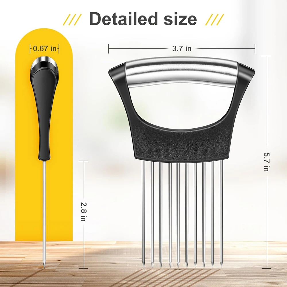 Держатель для нарезки лука из  – обзор и цена Onion Holder Slicer