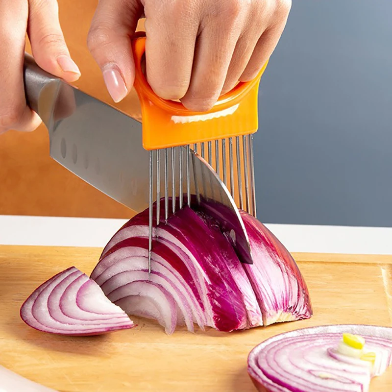 Цветной держатель для нарезки  – обзор и цена Onion Holder Slicer