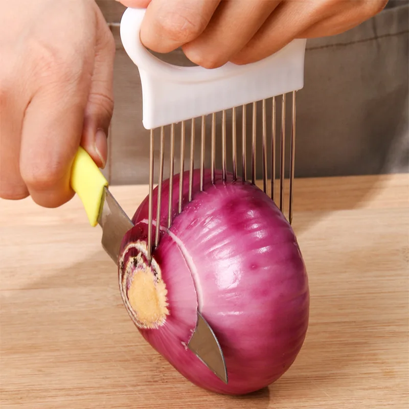 Цветной держатель для нарезки  – обзор и цена Onion Holder Slicer
