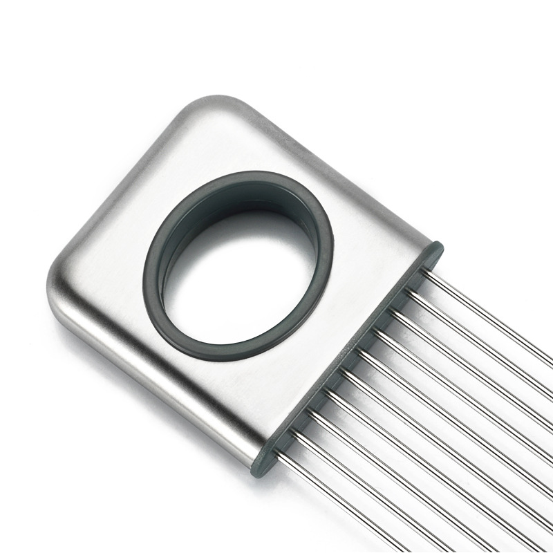 Иглы для нарезки лука из нержа – обзор и цена Onion Holder Slicer