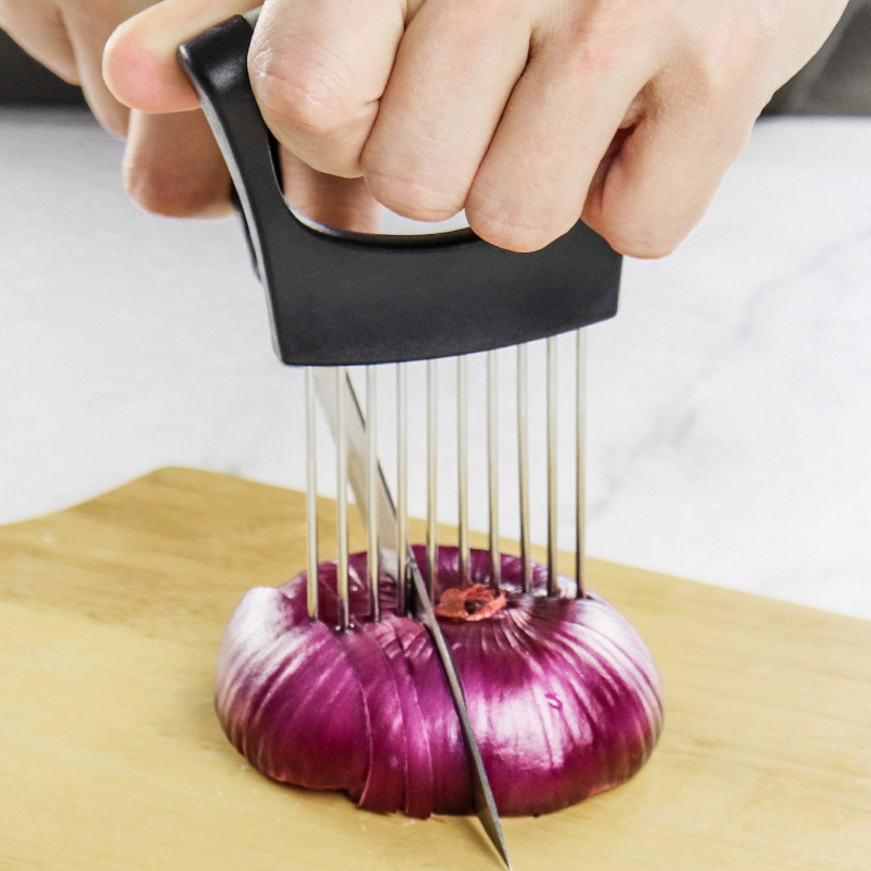 1 шт. стальная игла-нож для на – обзор и цена Onion Holder Slicer