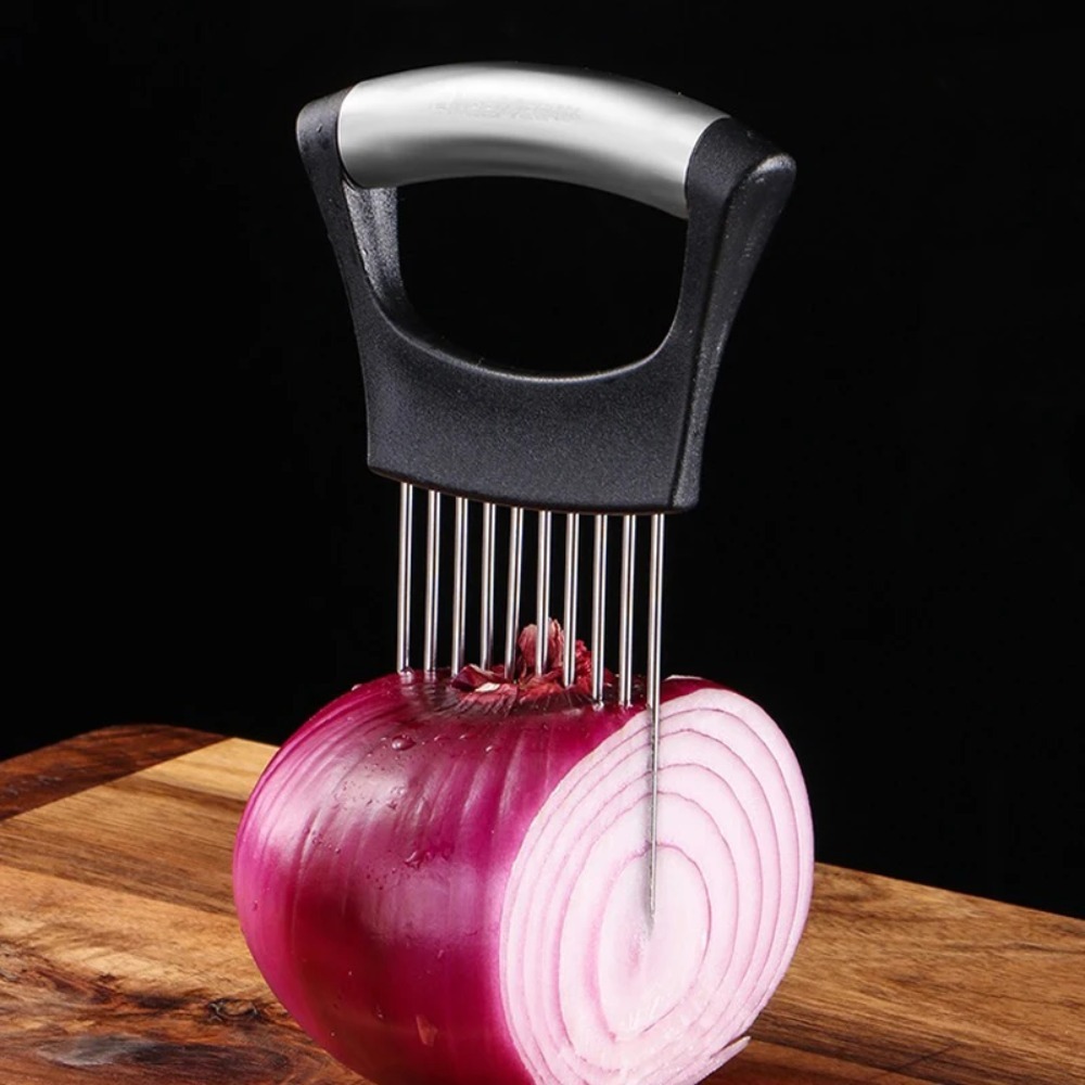 Держатель для нарезки овощей и – обзор и цена Onion Holder Slicer