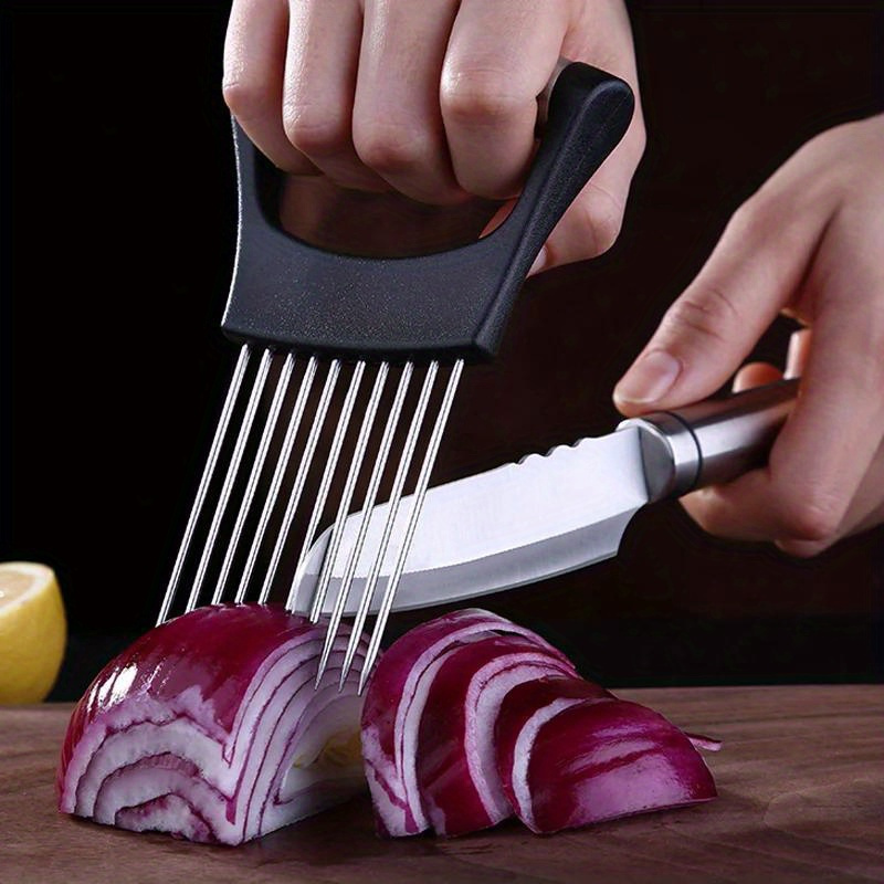 Держатель для нарезки овощей и – обзор и цена Onion Holder Slicer