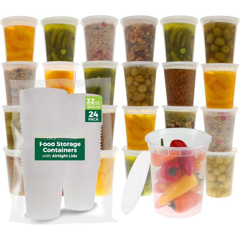 [24 комплекта] 8-32 унции плас – обзор и цена Meal Prep Microwave