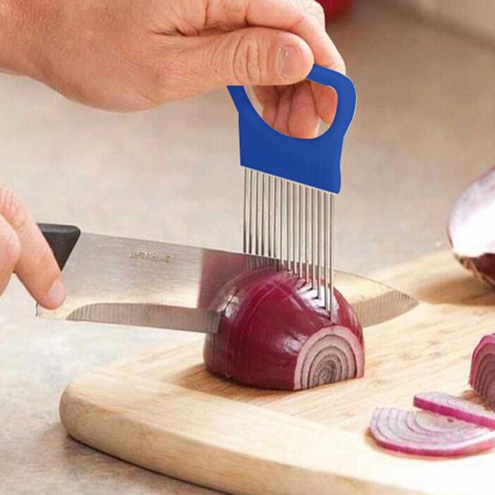Игла для лука из нержавеющей с – обзор и цена Onion Holder Slicer