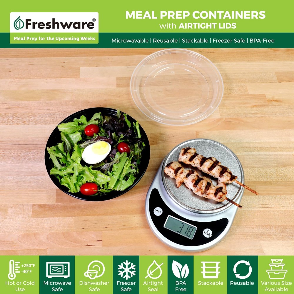 Контейнеры для еды с крышками, – обзор и цена Meal Prep Microwave