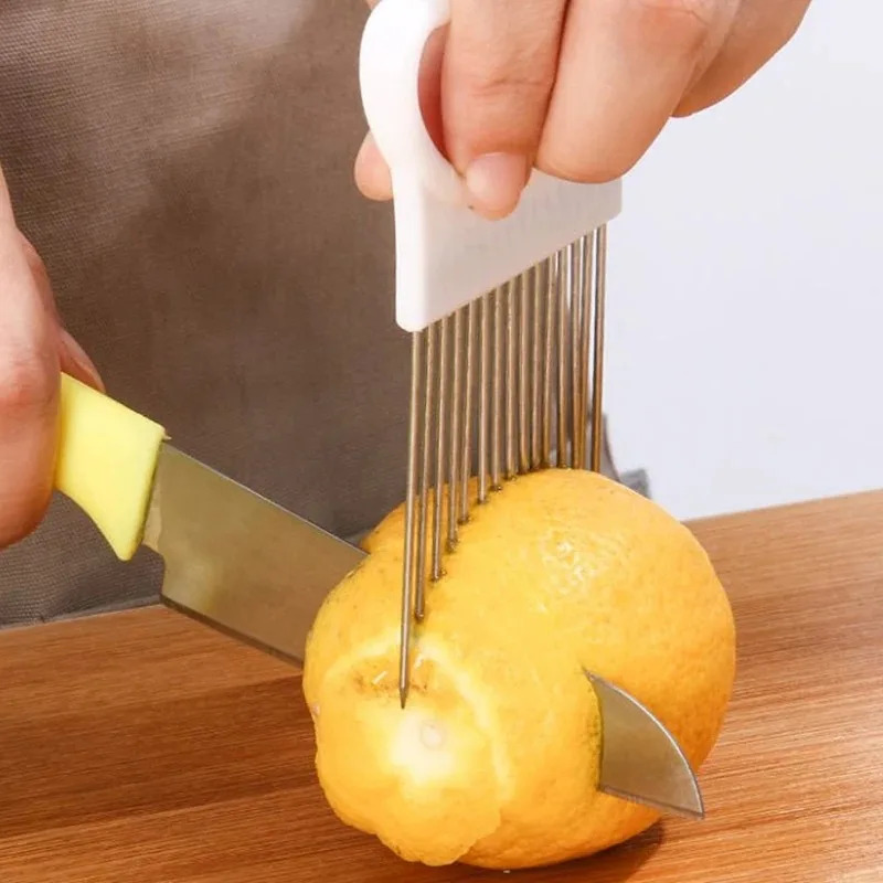 1/2/3/4 шт. без усилий ломтик  – обзор и цена Onion Holder Slicer