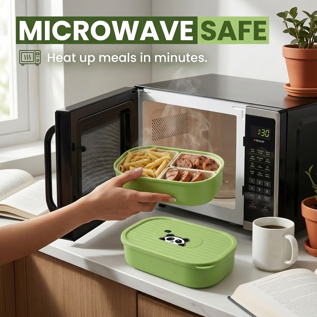 Милый пластиковый ланч-бокс с  – обзор и цена Meal Prep Microwave